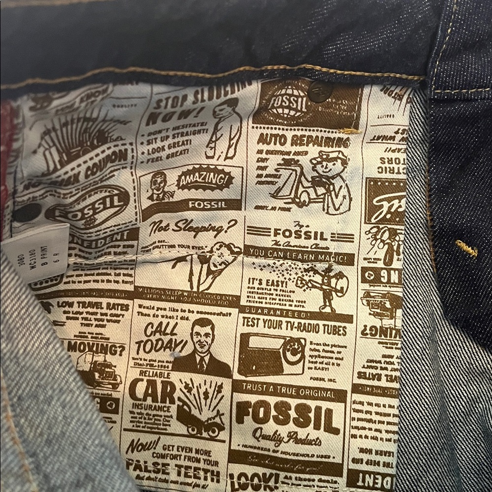 Fossil Y2K Lo-Rise Flare Jeans - Picture 6 of 7